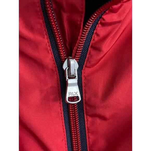 Ralph Lauren RLX Windbreaker Jacket XL Red US Open 2012 Logo Volunteer Mens - Picture 9 of 15